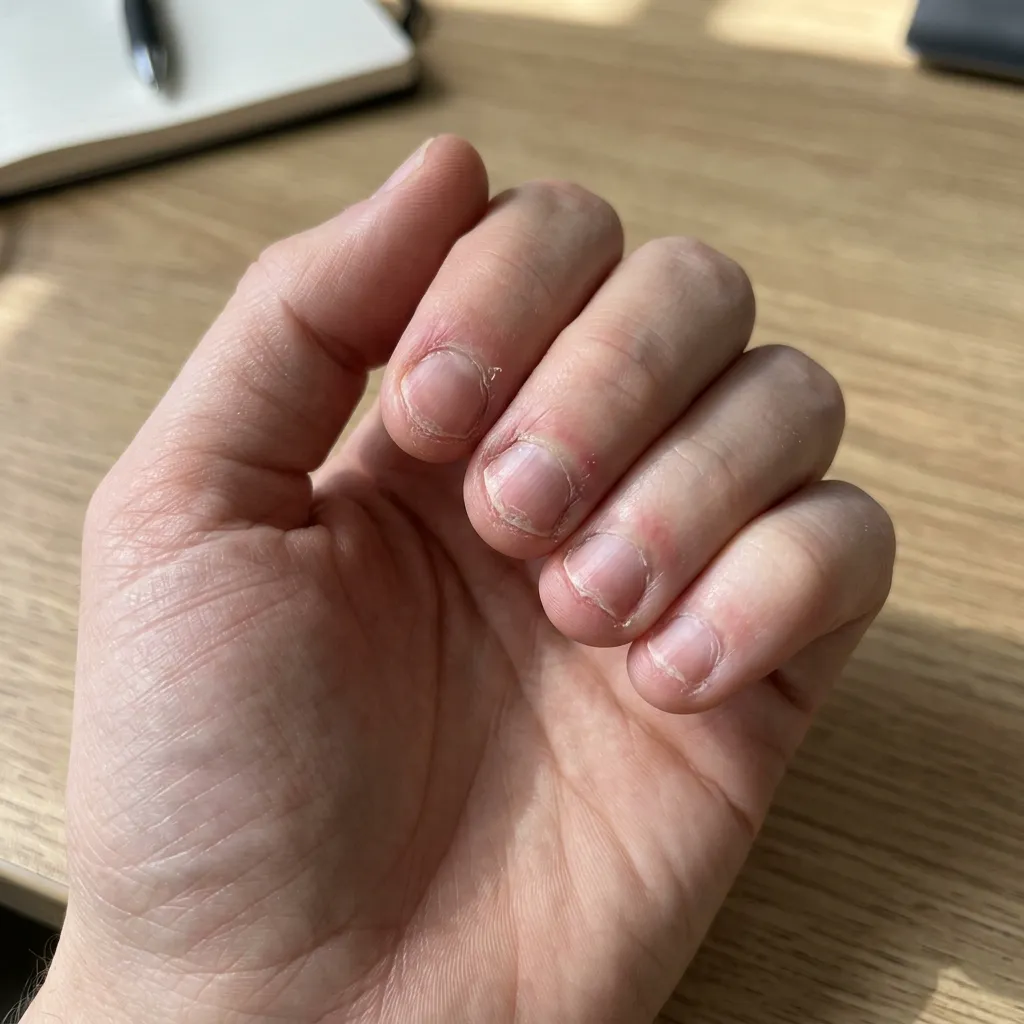 Bitten nails